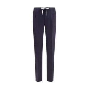 PT Torino Blue Wool Oves Aries Casual Men's Pants